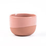 Terracotta Pink Cappuccino Cup by Barista-Essentials made of porcelain, on a white background