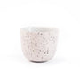Espresso cup porcelain 60ml speckled white and grey design by Barista-Essentials