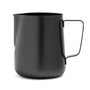 Milk frother for the home barista, made of stainless steel and available in black or silver